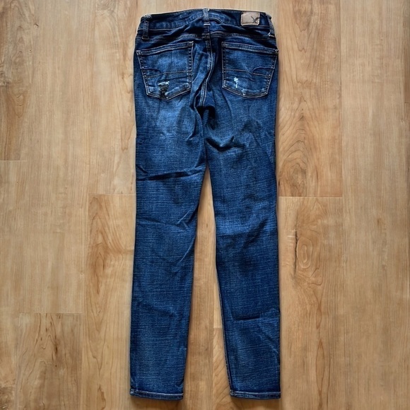 American Eagle Outfitters Distressed Jegging Super Stretch Jeans - Picture 8 of 10